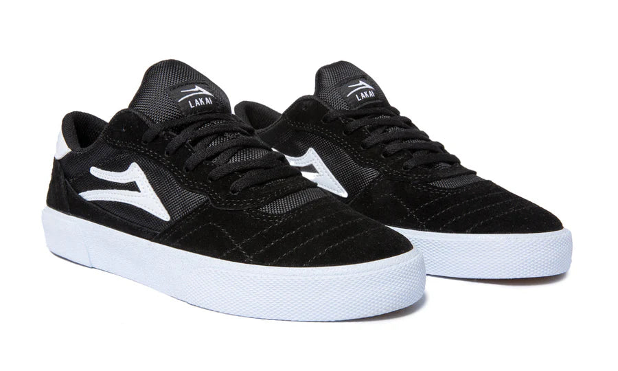 Chaussures de skate Lakai Cambridge - Noir/Blanc