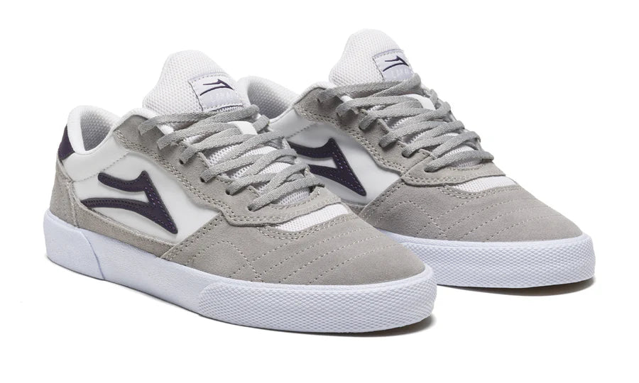 Chaussures de skate Lakai Cambridge - Gris clair/blanc