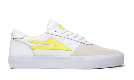 Chaussures de skate Lakai Manchester - Blanc/Fluo