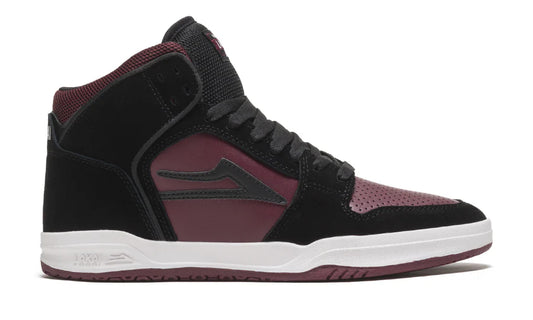 Chaussures de skate Lakai Telford - Noir/bordeaux