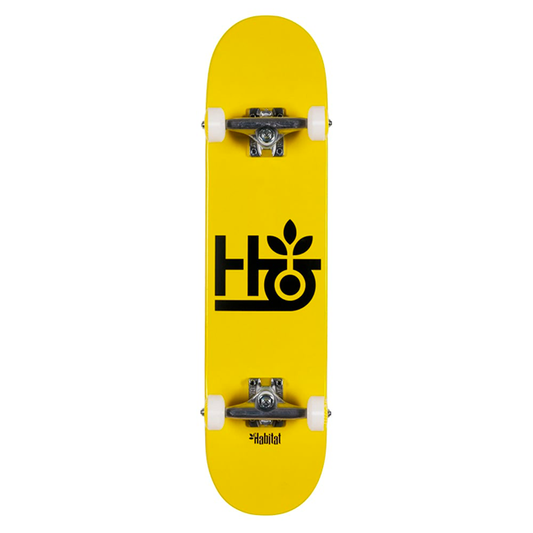 Habitat Pod Yellow Complete Skateboard – 7.75″