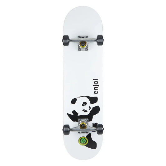 Enjoi Enj-Whitey Panda Complete White With Blk Wheels 7.75''