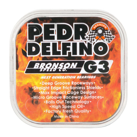 Bronson Speed Co. Delfino G3 Skateboard Bearings (8Pk)