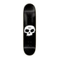 Zero Skateboard Deck Single Skull Black White 8"