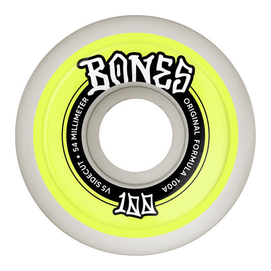 BONES™ OG Formula • Wides • 54mm • 100A • V4 • White