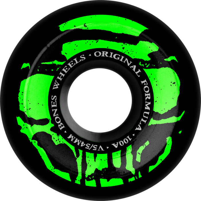 BONES Mummy Skulls OG Formula • 54 mm • 100 A • Ligne de cotes V5 • Noir