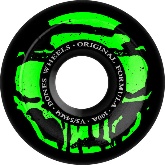 BONES Mummy Skulls O.G. Formula • 54mm • 100A • V5 Sidecut • Black