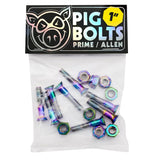 Pig Wheels Anodised Gold Phillips Bolts 1"