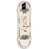 April Skateboards OG Logo Complete Skateboard Gold/White 8"