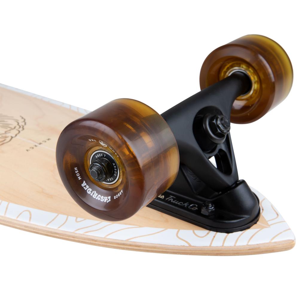 Arbor Groundswell Fish Natural/Red 37 IN Performance Complete Cruiser