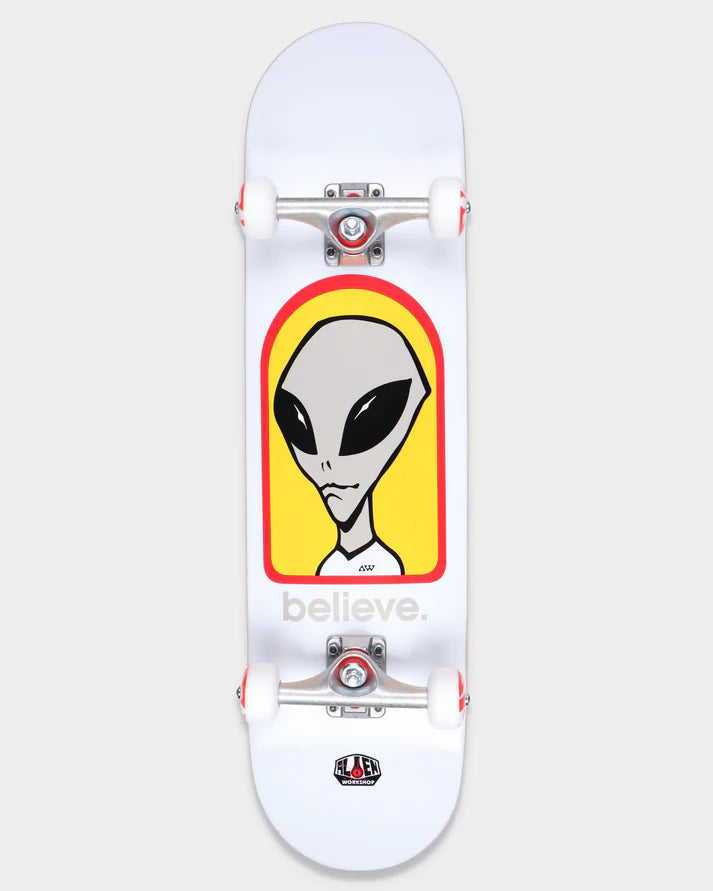 Alien Workshop Believe Complete White 8"
