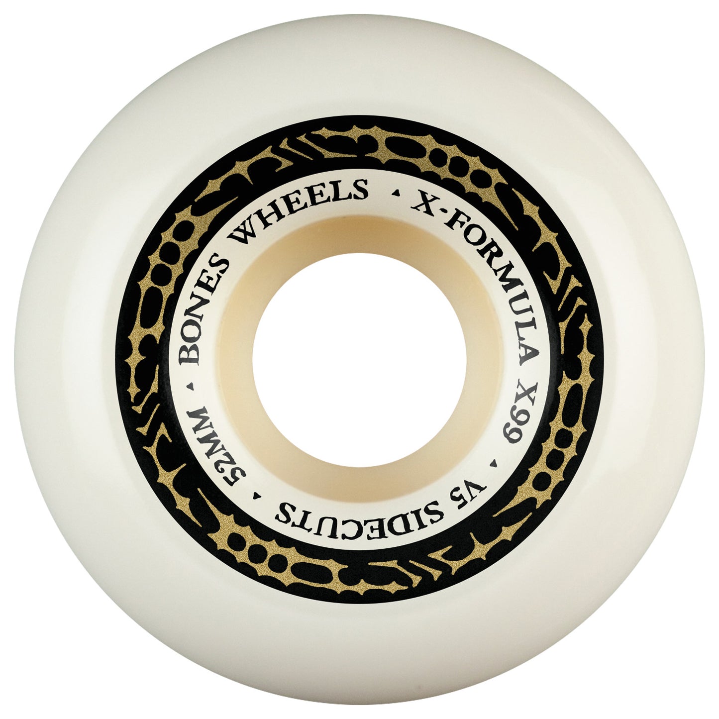 Bones Wheels X Formula V5 Sidecut 99A 52mm Skateboard Wheels (4Pk)