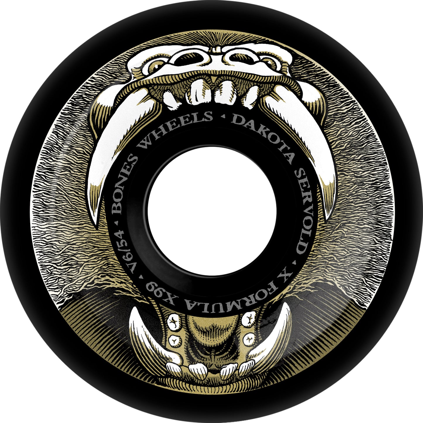 Bones Wheels X Formula Servold Eternal Search V6 Widecut 99A 52mm Skateboard Wheels (4Pk)