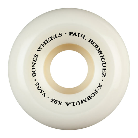 Bones Wheels X Formula P-Rod SW Heel V5 Sidecut 95A 52mm Skateboard Wheels (4Pk)