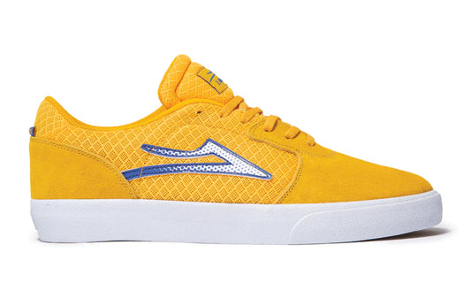 Lakai Cardiff Skate Shoes - Gold/Blue