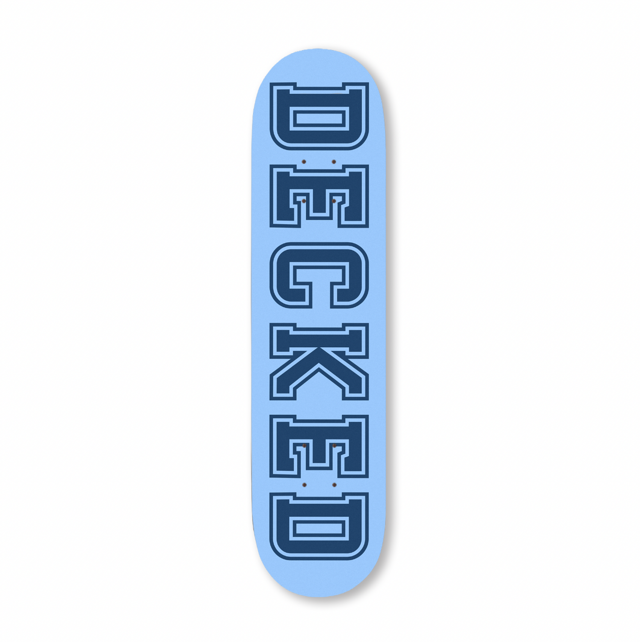 Decked Varsity Logo Light Blue