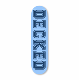 Decked Varsity Logo Light Blue
