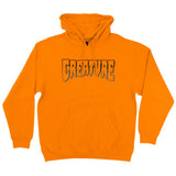 Creature Skateboards Logo Outline Hooded Sweatshirt Safety Orange