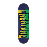 Creature Logo Outline Stumps Skateboard Deck 8"