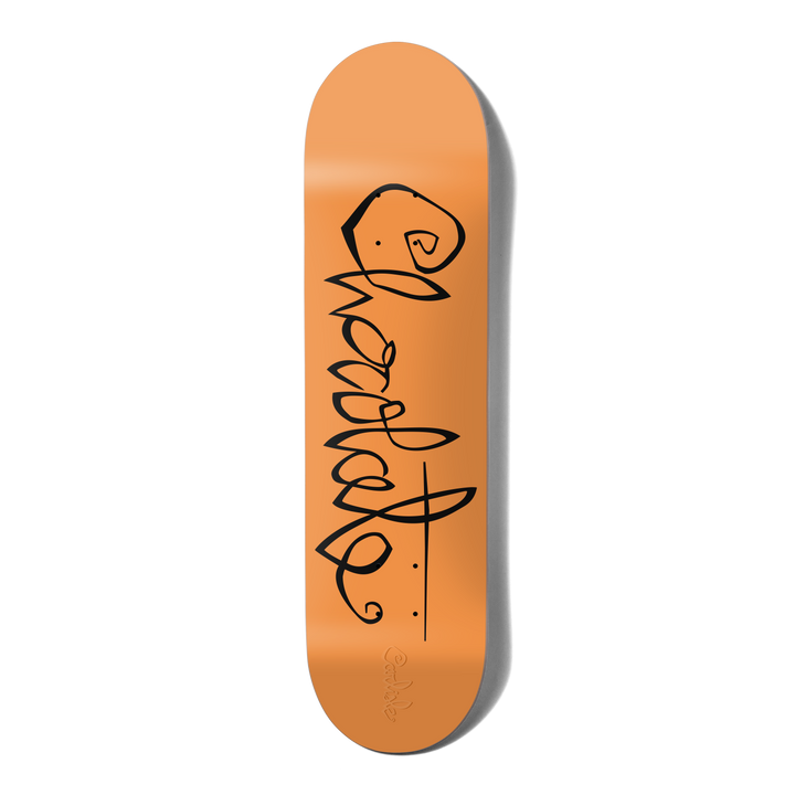 Chocolate Deck OG Script Carl Aikens 8.5"