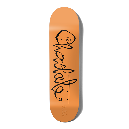 Chocolate Deck OG Script Carl Aikens 8.5"