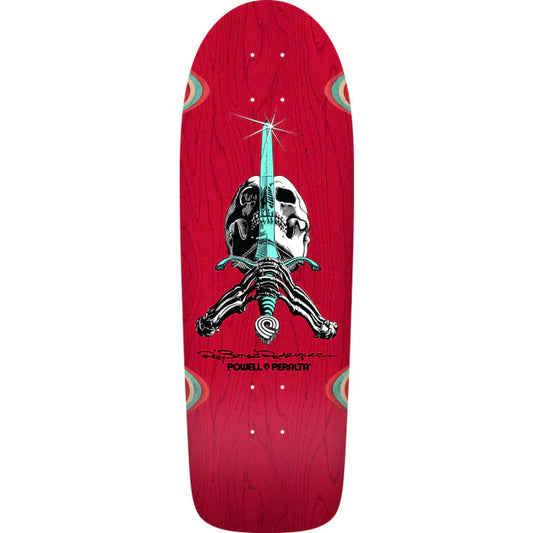 Powell Peralta™ Ray Rodriguez • O.G. • Skull & Sword '10' • Red Stain 10" - Shape 166