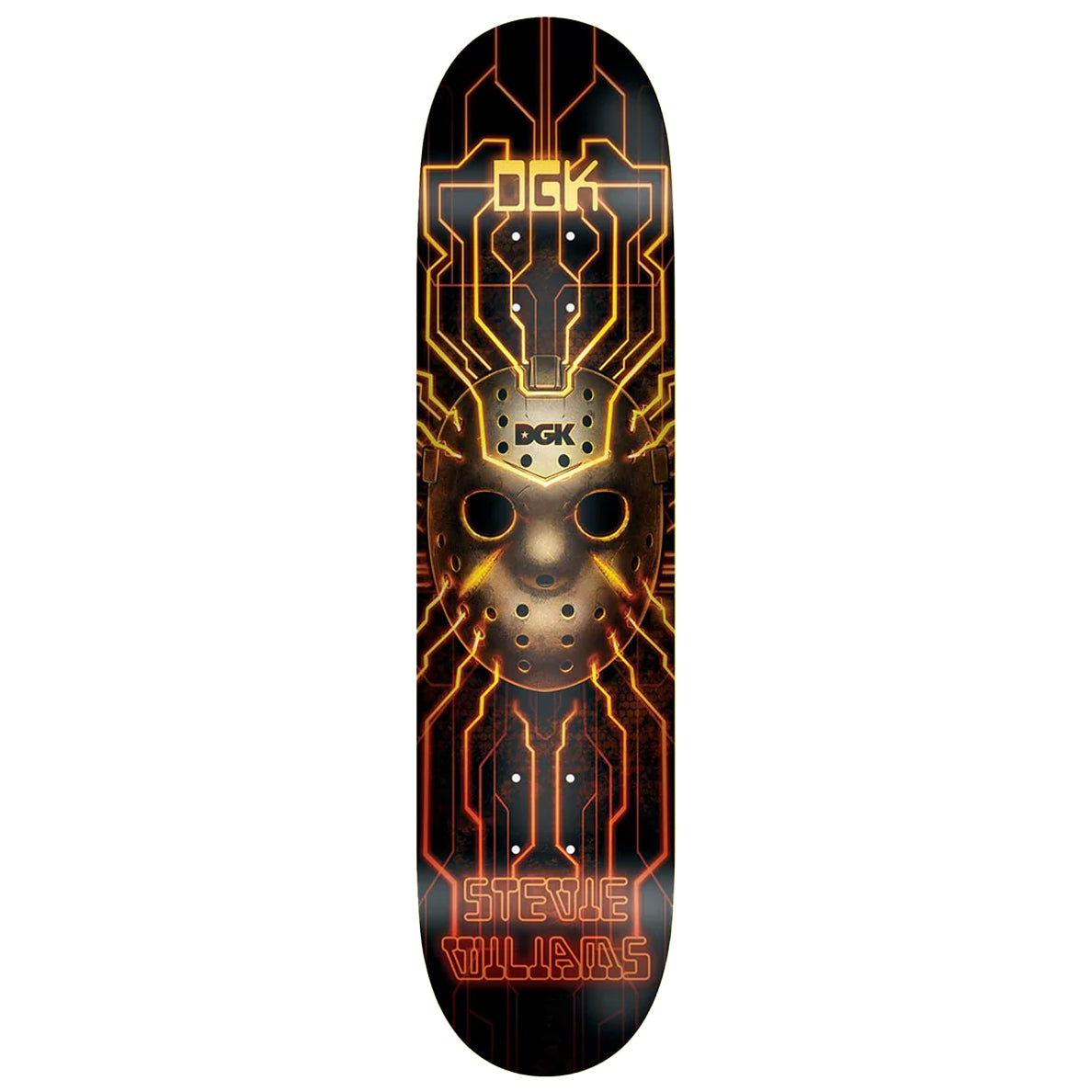 DGK Williams Glow Skateboard Deck 8.25"