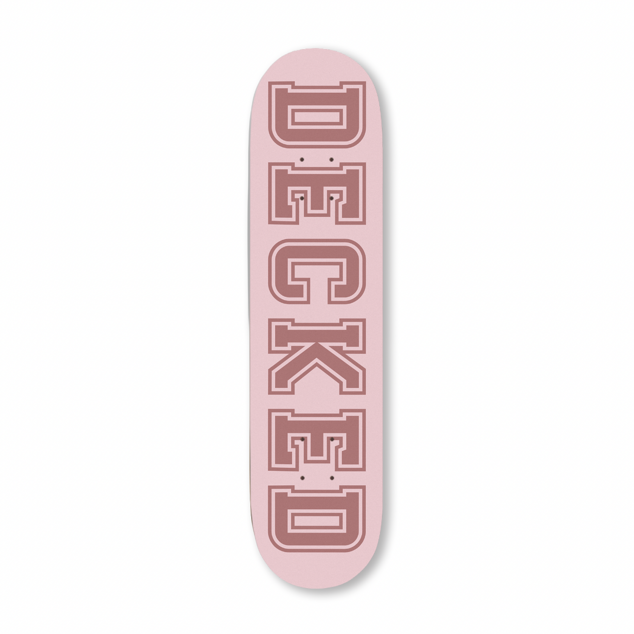 Decked Varsity Logo Dusty Pink