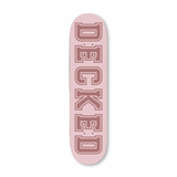Decked Varsity Logo Dusty Pink