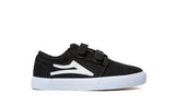 Chaussures de skate en toile pour enfants Lakai Griffin - Noir