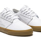 Chaussures de skate en cuir Lakai Griffin - Gomme blanche