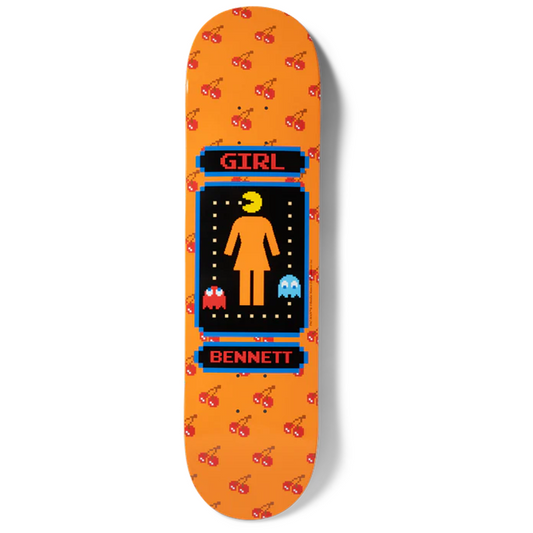 Girl Skateboard Deck Pac-Man Niels Bennett 8.5"