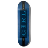 Girl Skateboard Deck Serif Cory Kennedy 8.5"