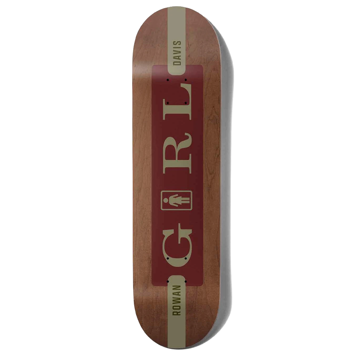 Girl Skateboard Deck Serif Rowan Davis 8.25"