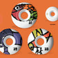 Girl Pictograph Staple Skateboard Wheels 99D