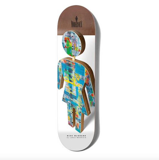 Girl Skateboard Deck Modernica x Lance Mountain Rick McCrank Twin Tip 8.25"