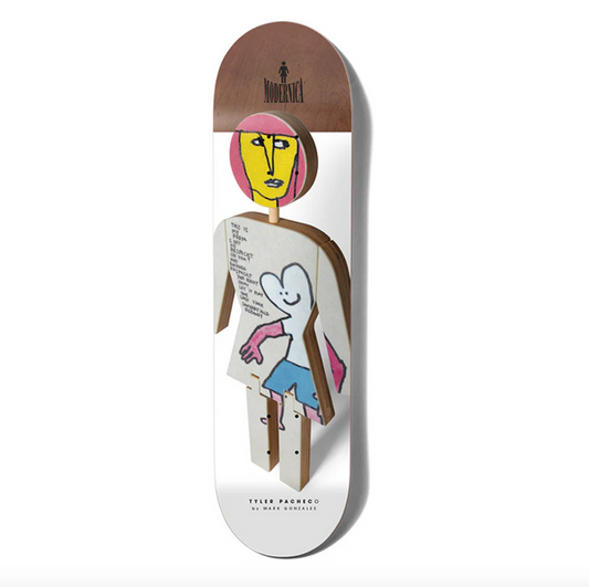 Girl Skateboard Deck Modernica x Mark Gonzales Tyler Pacheco 8.375"