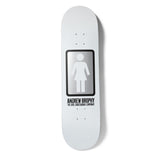 Girl Skateboard Deck OG Black White Andrew Brophy 8.56"