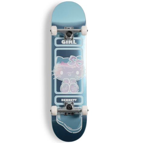 Skateboard complet Girl x Hello Kitty 50e anniversaire Niels Bennett 7,875"