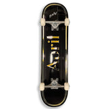 April Skateboards OG Logo Complete Skateboard 8" Gold/Black