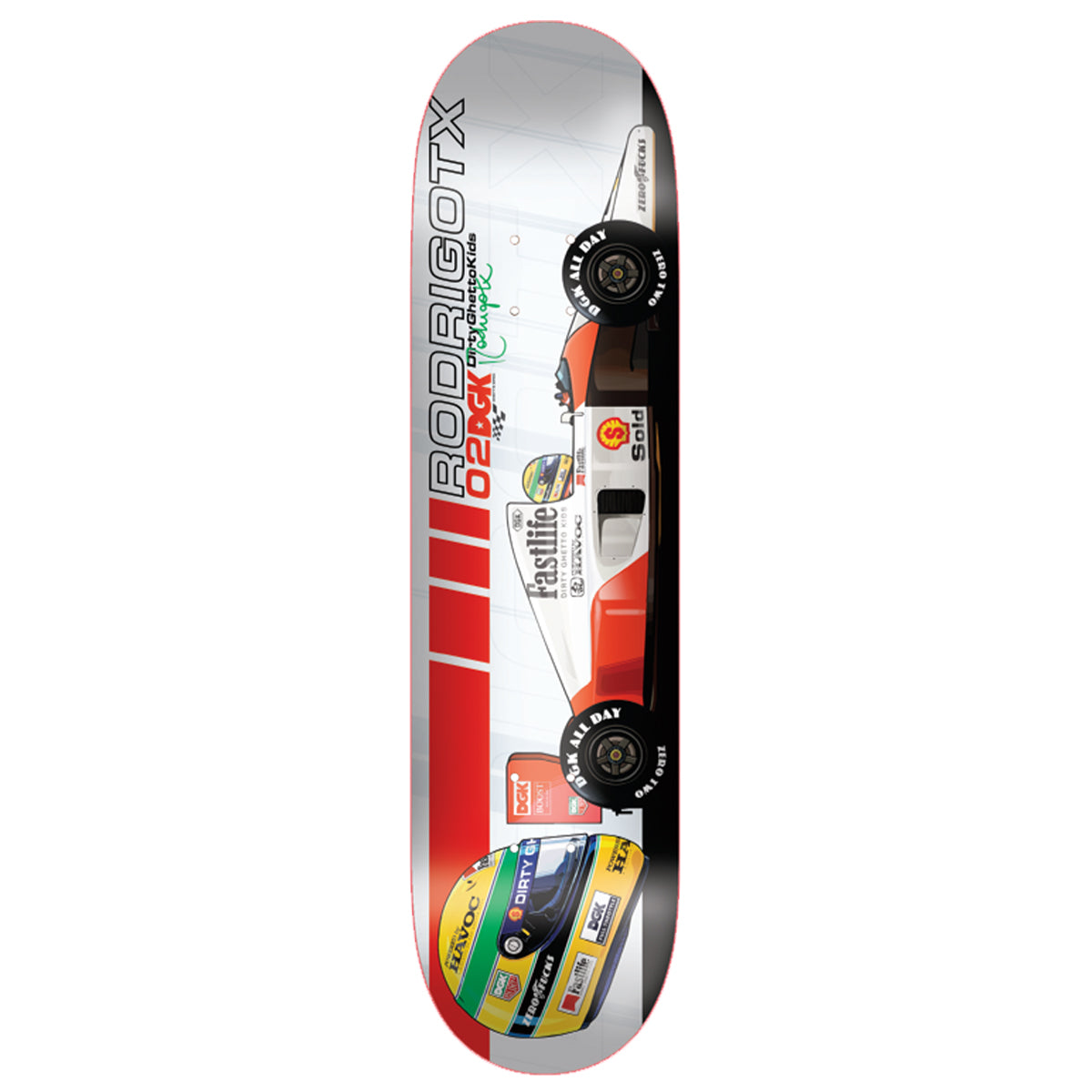 DGK Rodrigo TX Bricks To Pit Skateboard Deck 8.06"