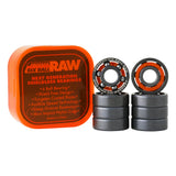 BRONSON SPEED CO. SKATEBOARD BEARINGS RAW 6 BALL (PK OF 8)