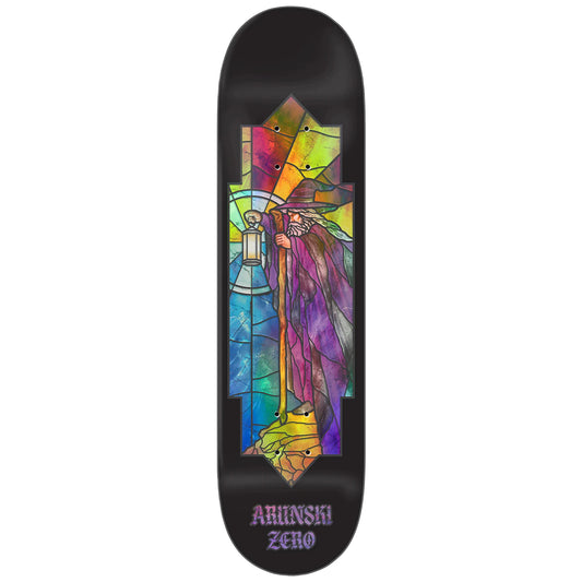 Zero Skateboard Deck Stained Glass Adam Arunski 8.5"