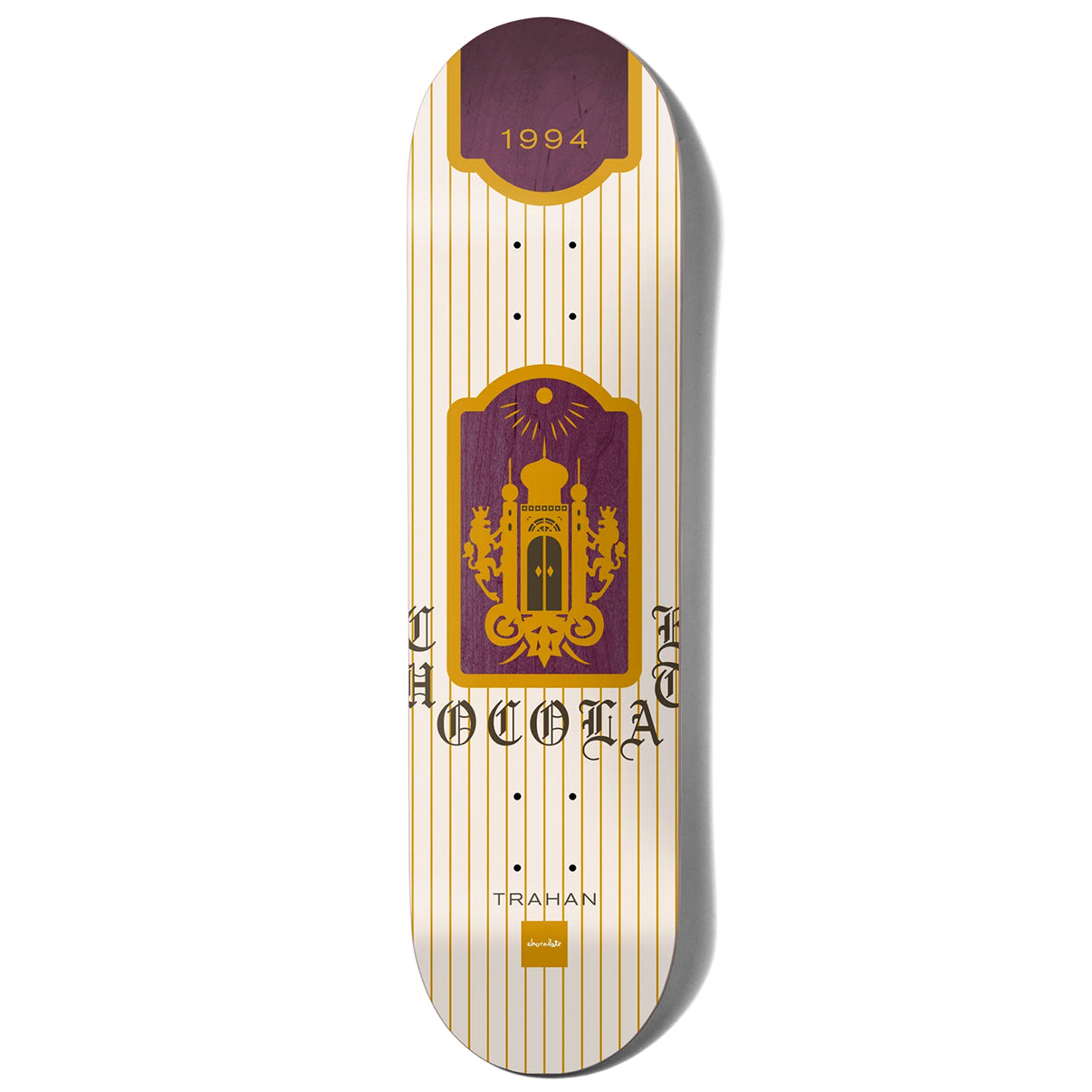Chocolate Skateboard Deck Burn One Jordan Trahan 8.5"
