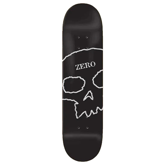 Zero Skateboard Deck Vintage Skull 8.5"