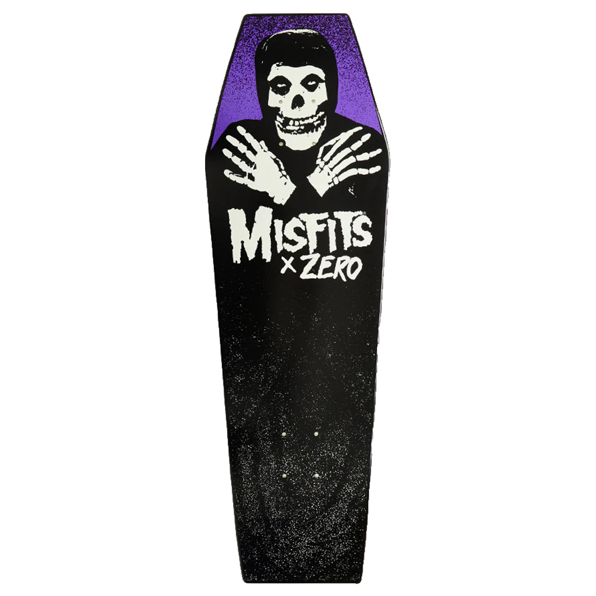 Zero Skateboard Deck Misfits Fiend Coffin GITD 9.5"