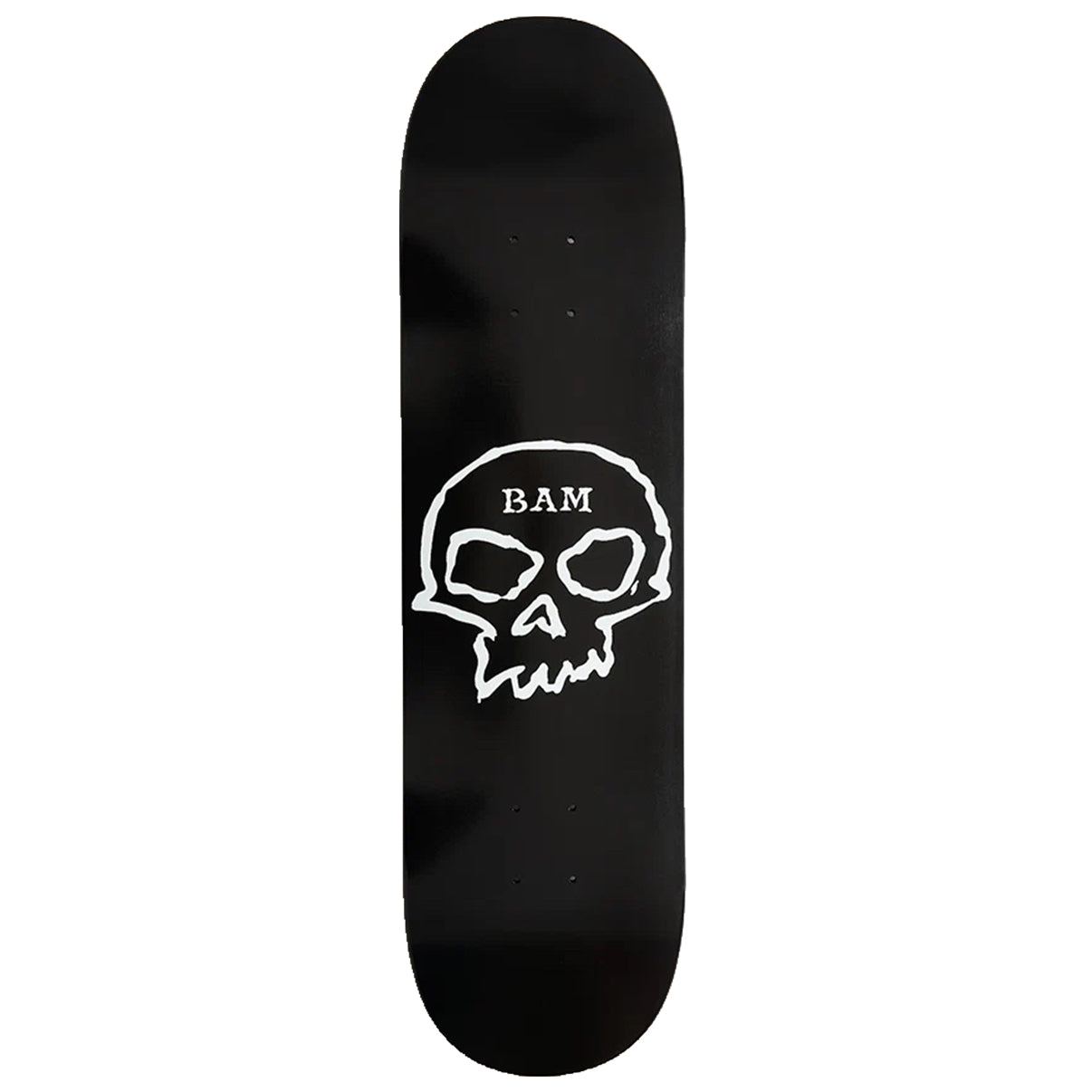 Zero Skateboard Deck Bam Single Skull Black 8.5"