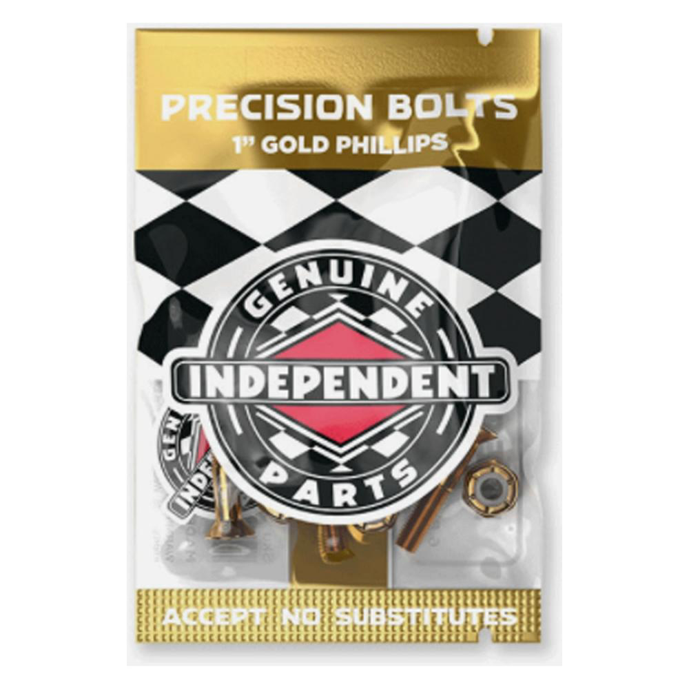 Independent Bolts Black and Gold Phillips 1”