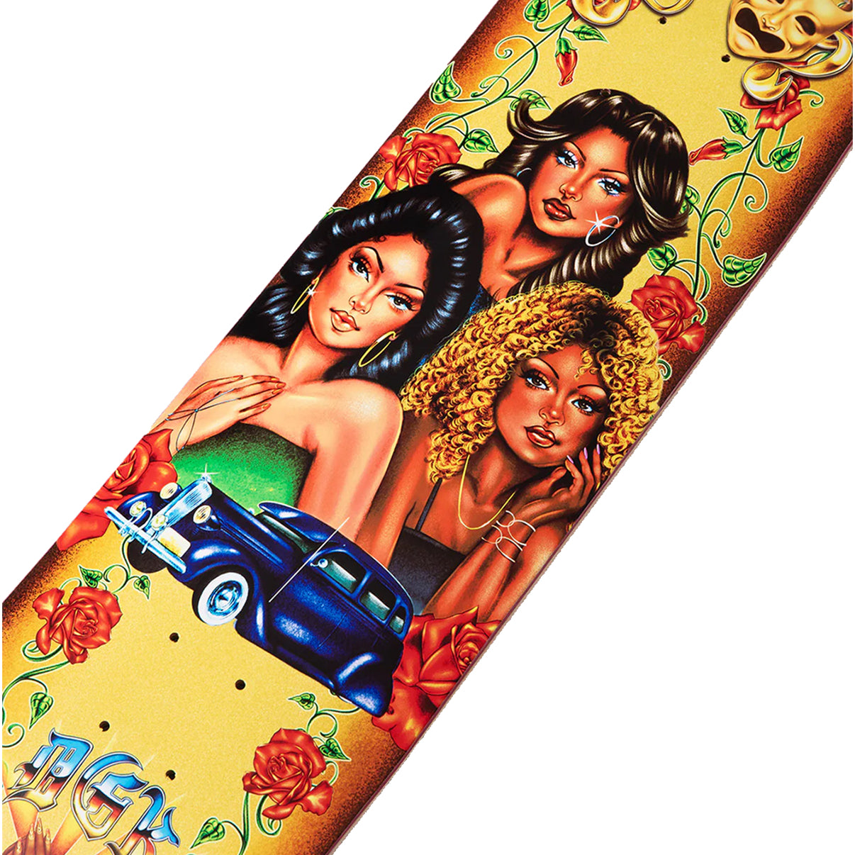 DGK X HEY RUCA 'HERMANAS' SKATEBOARD DECK - 8.25"