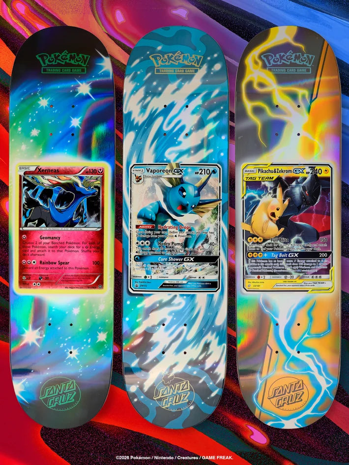 Santa Cruz x Pokemon TCG 30th Anniversary 2026 Blind Bag Skateboard Deck - Sealed